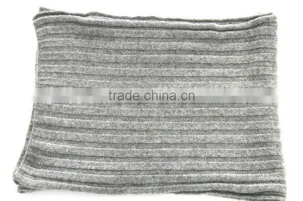 pure cashmere cardigan stitch knitted scarfs for men