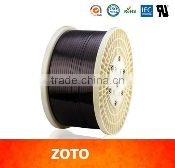 Rectangular magnetic electrical wire