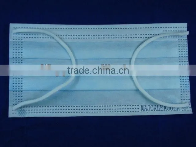 PP white face mask