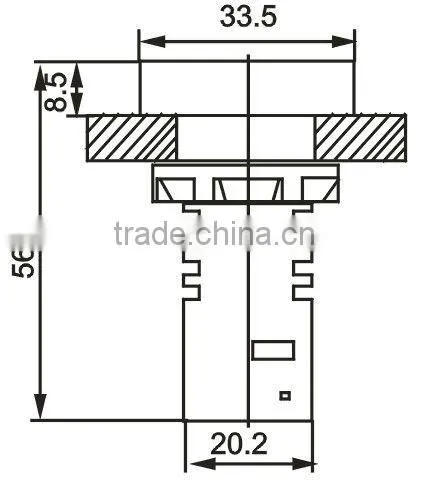 latest led 22mm indicator lamp 110v