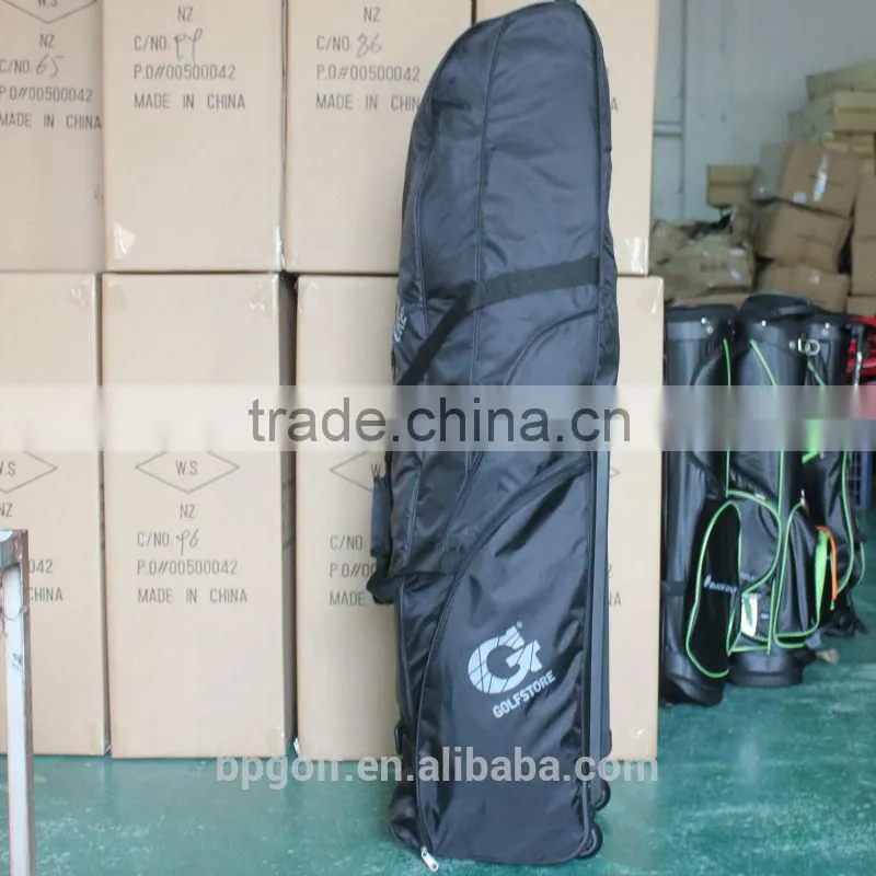 High quality black golf travel bag