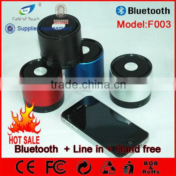 D819 wireless bluetooth speaker with line in for outdoor sporting
