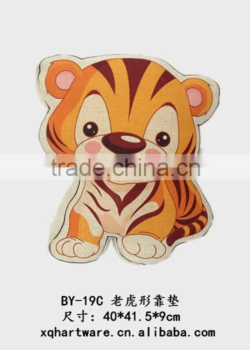 New Hot Products Loving Animal Nature Linen material Custom Printed Seat Cushion Pillow