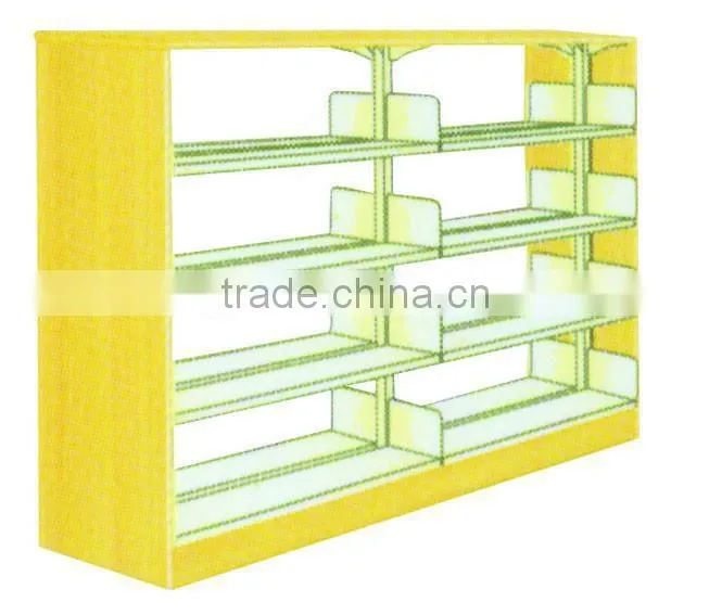 4 Level Double Side Shelf,Bookshelf,School Furniture,Library