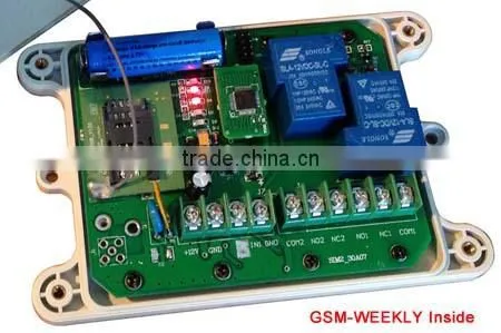 Gsm power off battery alarm SMS remote controller