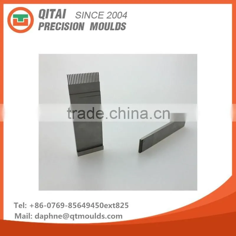 Gold supplier QITAI OEM customized high precision mould,punching mold, OKUMA CNC machining male female connectors