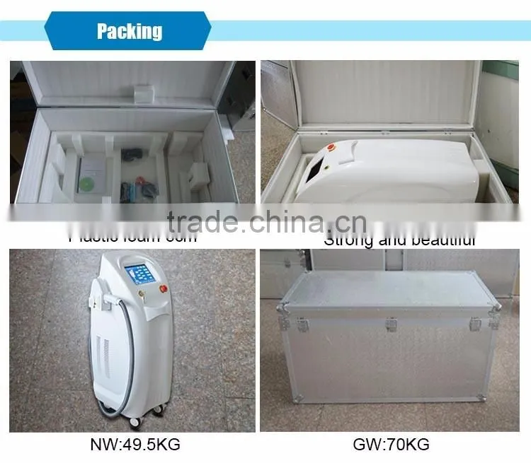 TEC cooling system 10 laser bars diode laser hair removal speed 808
