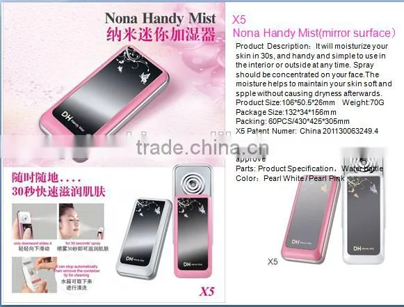 Deep cleansing Handy Nano spray mist faical handy mist