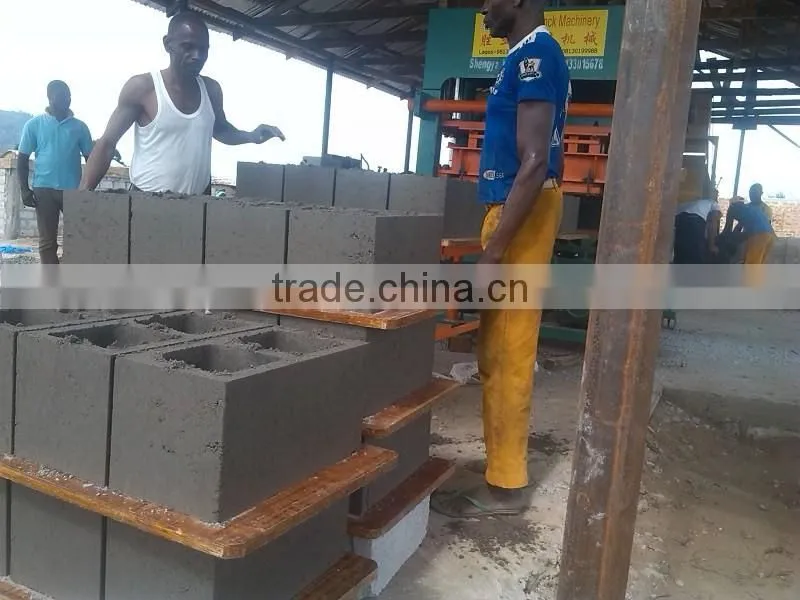 Heavy industries QT5-20 Concrete Hollow&Paver brick making machine production line