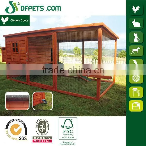 Cheap Mobile Wooden Chicken Cage