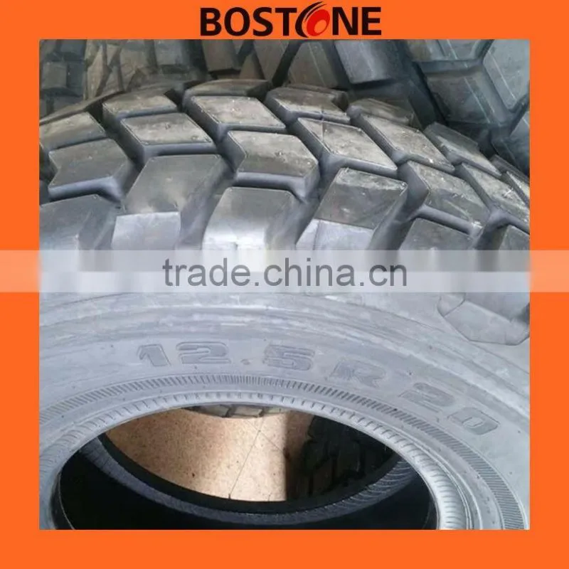 China brand new cheap price military radial truck tires 12.5R20 335/80R20 tyres TT