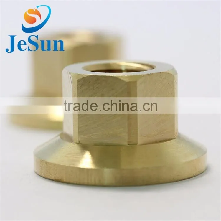 Made in china hex brass nut,cnc brass lathe turning