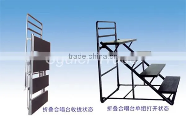 2015 folding and portable choral riser for singer