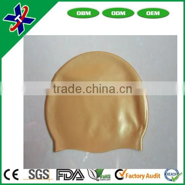 High quality Soft stylish Sporty Silicone Flexible Swimming Swim Cap /Swimming Hats