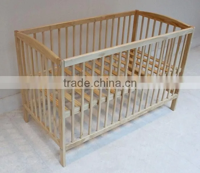 European style wooden baby cot prices