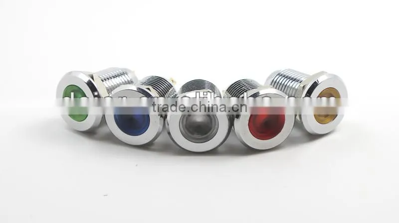 12mm metal 220 240v led indicator lamp GQ12A-D