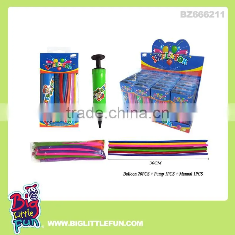 Water balloon pump toy