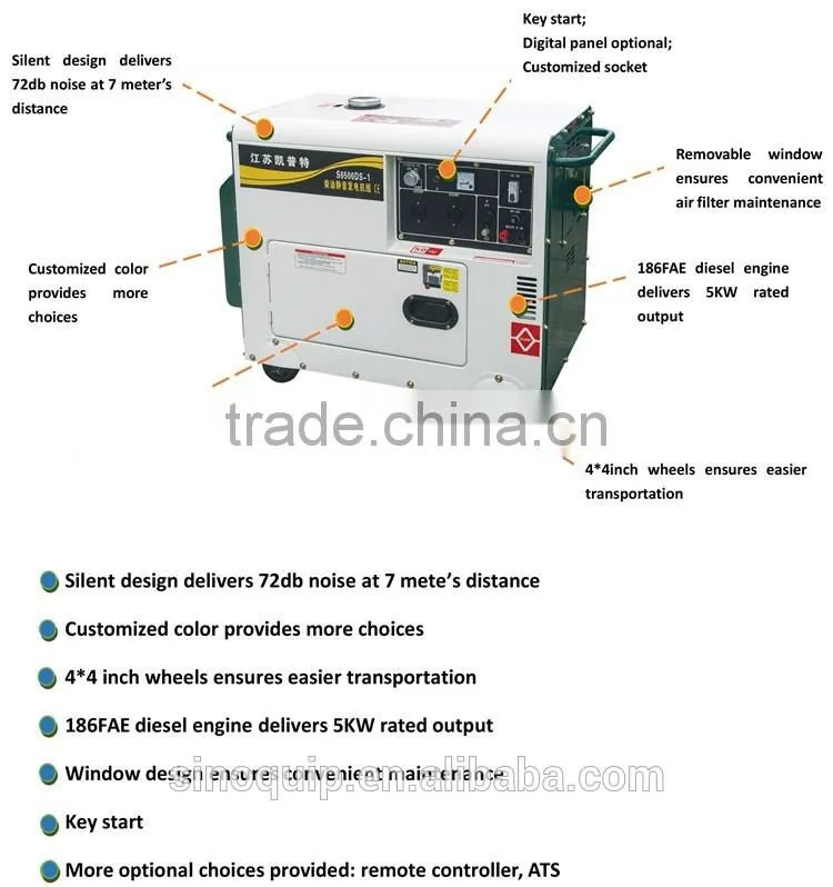 Excalibur 15KW Canopy type Water Cooled Diesel Generator