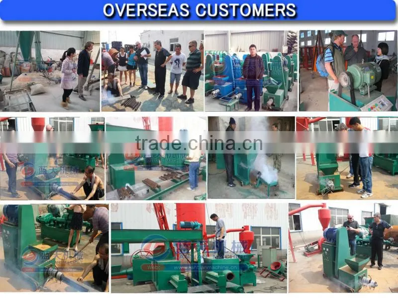 man power saving corn cobs/pellets charcoal briquette charcoal making machine/dryer machine manufactor