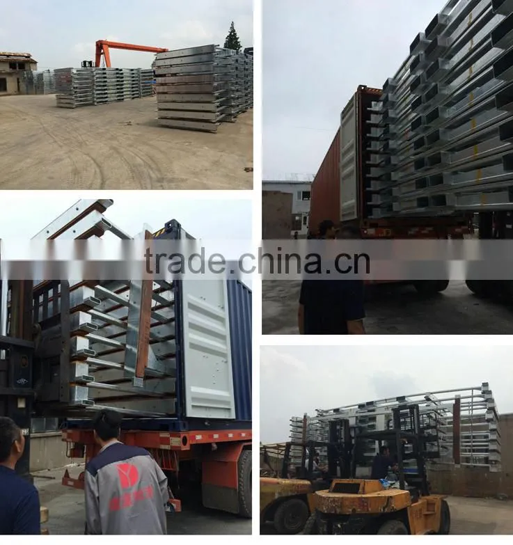 Galvanized Steel Pallet with wood inside