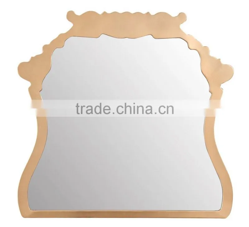 New decorative glass mirror with stainless steel frame