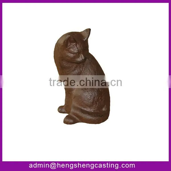 China supplier metal statue antique cast iron animal chook statue