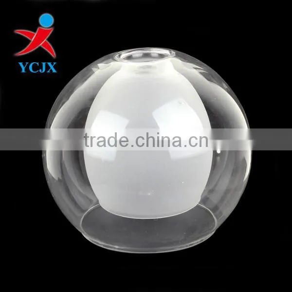 Borosilicate Glass Double Lampshade/ Clear Glass Ball Pendant Light Cover