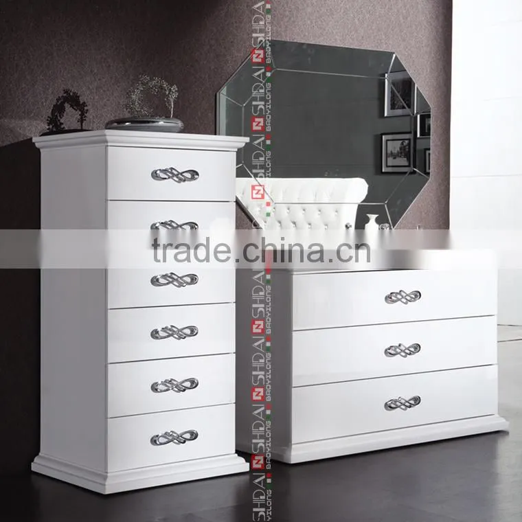 beauty dresser / french style dresser / white lacquer bedroom dresser T-31