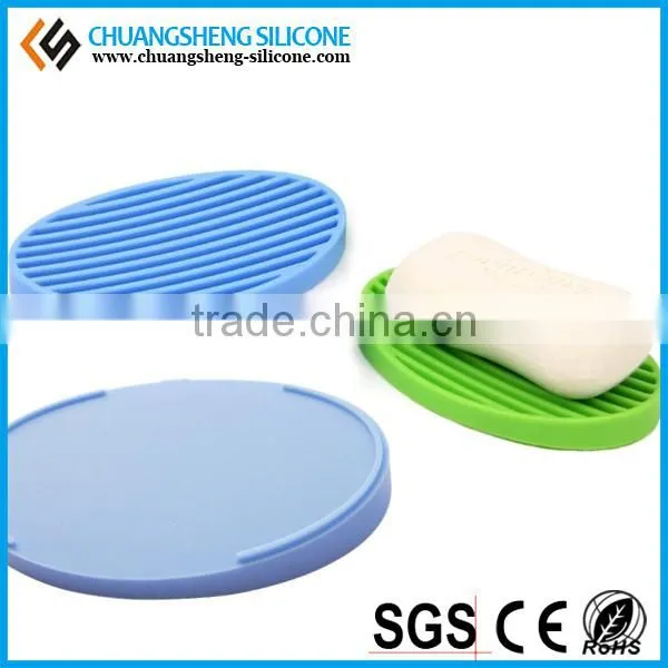 Eco-friendly silicone soap dish case