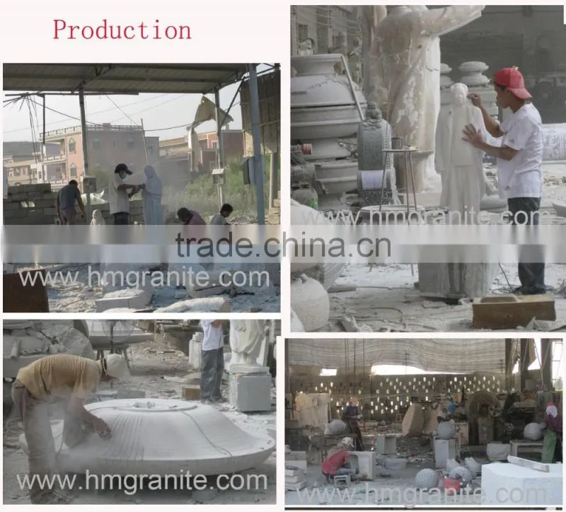 Granite stone animal carvings and sculpture