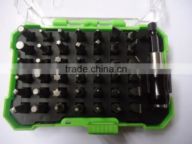 Promotional gift hand tools set 43pcs Screwdriver bits kit