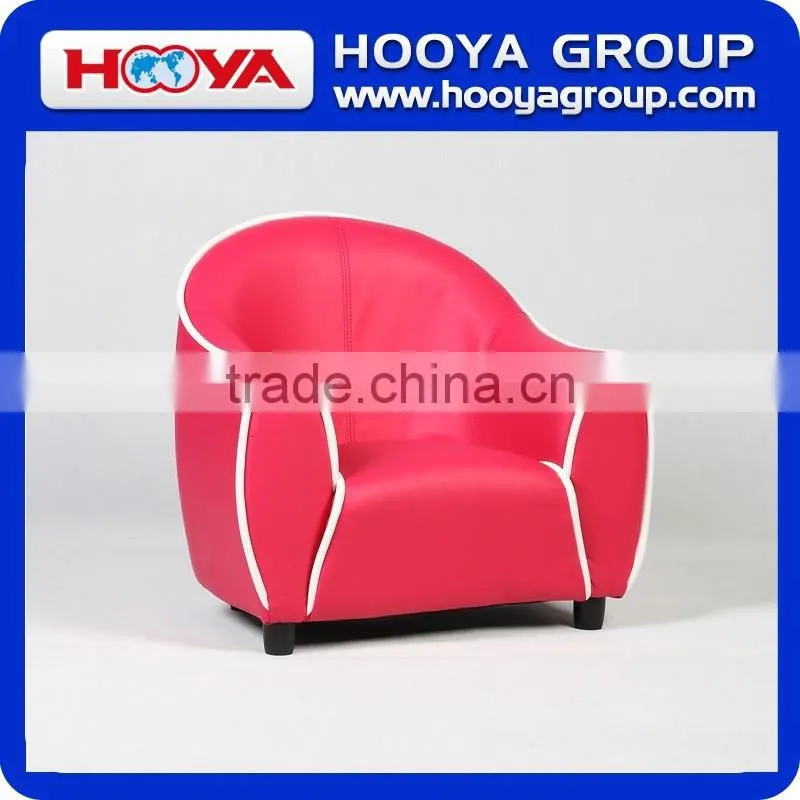Kids sofa- red, W58cm* D46cm* H54cm,PU+sponge+crude wood