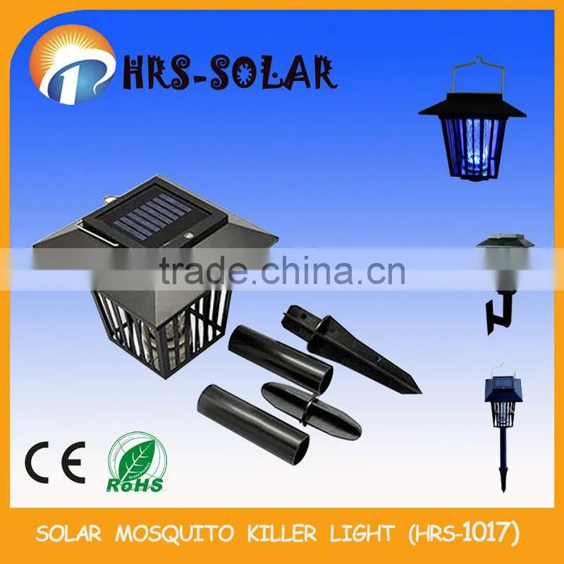 Waterproof solar LED solar lawn light, table light and solar mosquito repeller