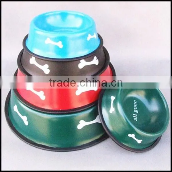 Pet Supplies Dog Cat Puppy Kitty Bowl Utensils Paint plastic bowls,custom plastic pet bowls manufacturer