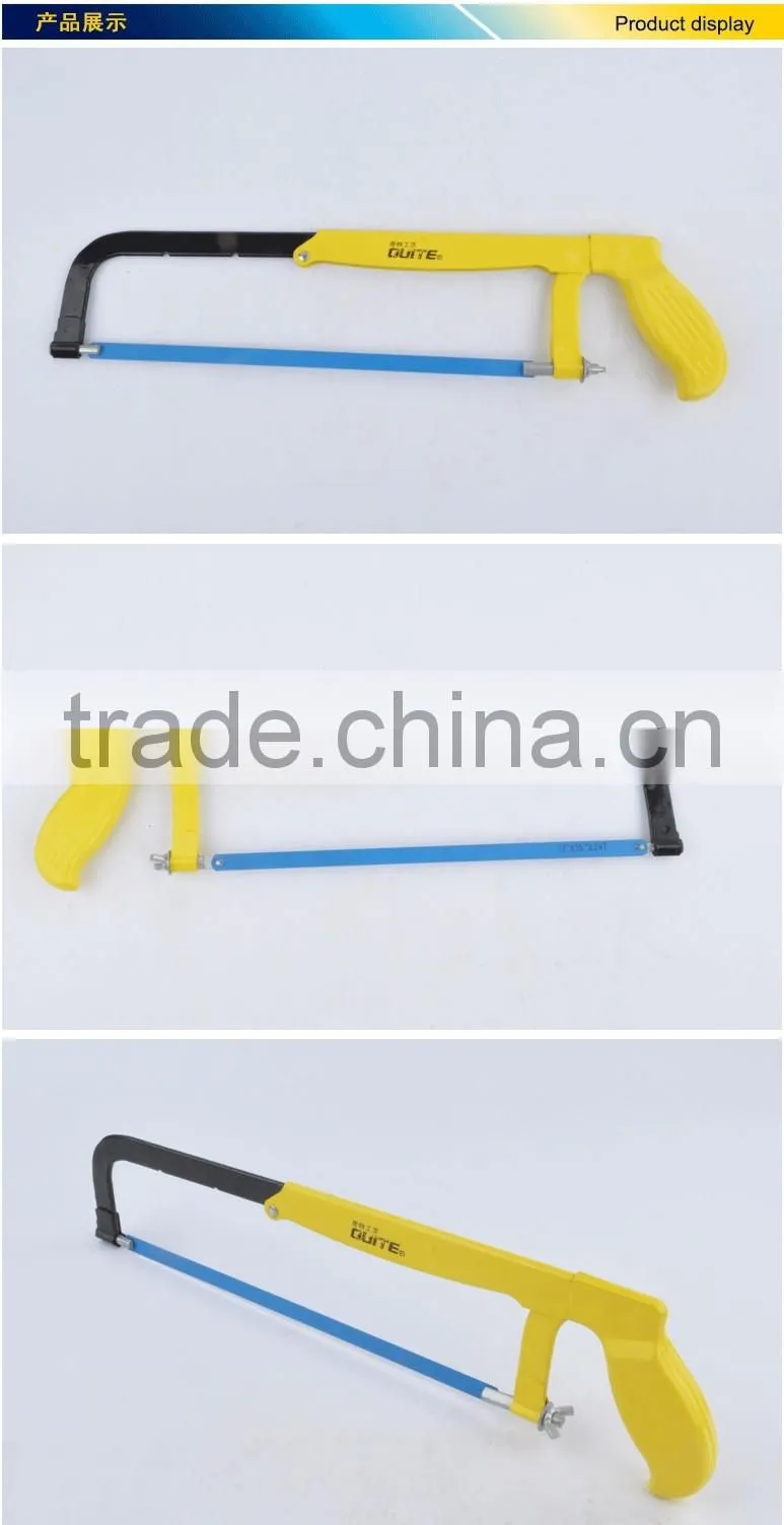 hacksaw frame ,flexible steel hacksaw,17" plastic handle hacksaw