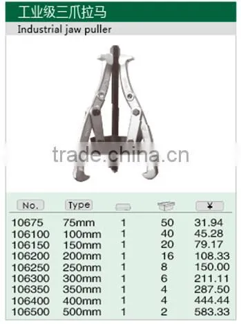 Industrial Grade 3 Jaws Gear Puller