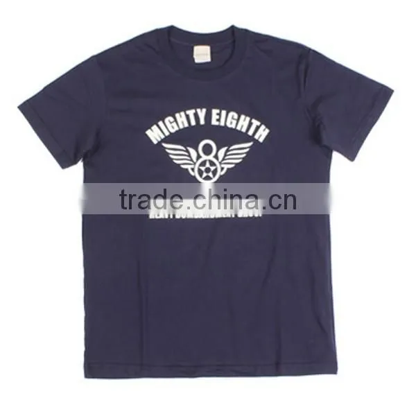 Colorful short Sleeve O-neck Custom Plain T-shirt
