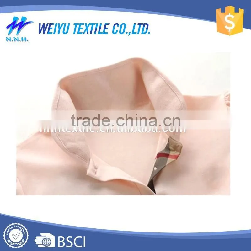 pink color blank softextile polo t shirt