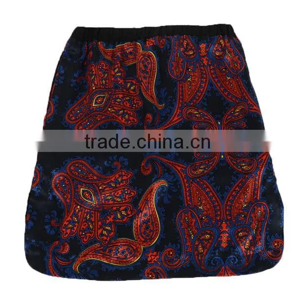 best selling A-line flower print back zipper adult fluffy tutu skirt for women
