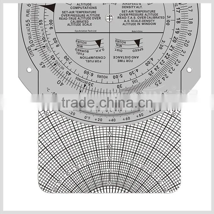 2017 New CYA commercial plastic aviation fleight computer for pilot student study #E6B