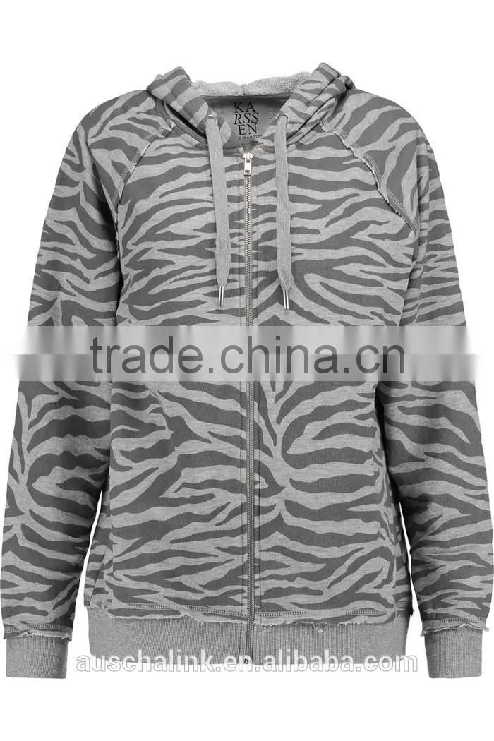 new arrival wholesale unisex full print jersey hooded sweatshirt