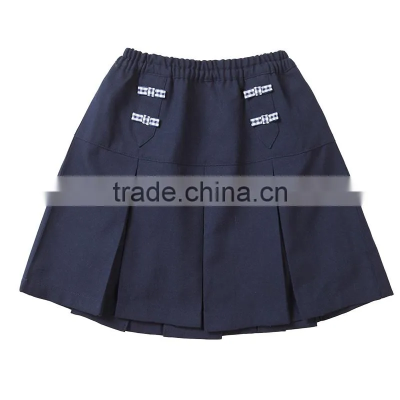 2017 summer girls' new skirt of the new school ribbon A skirt