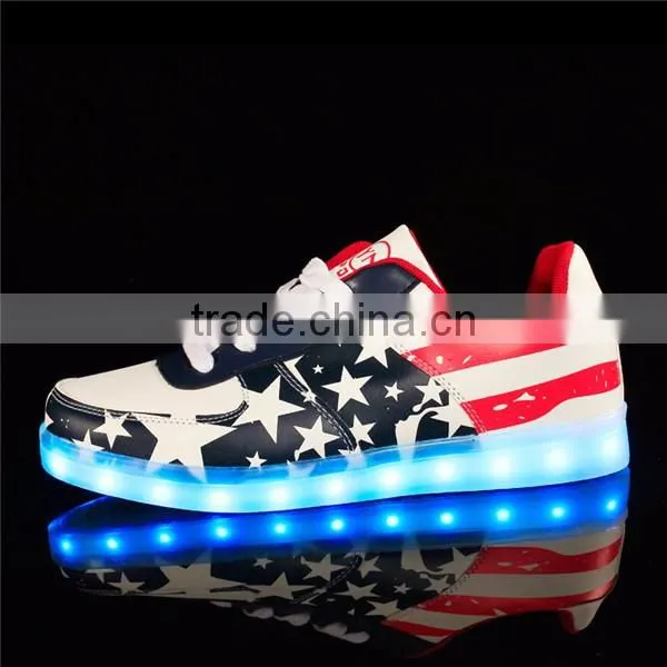 USB Charging Children Led shoes boys,girls lighted shoes kids Led flash shoes