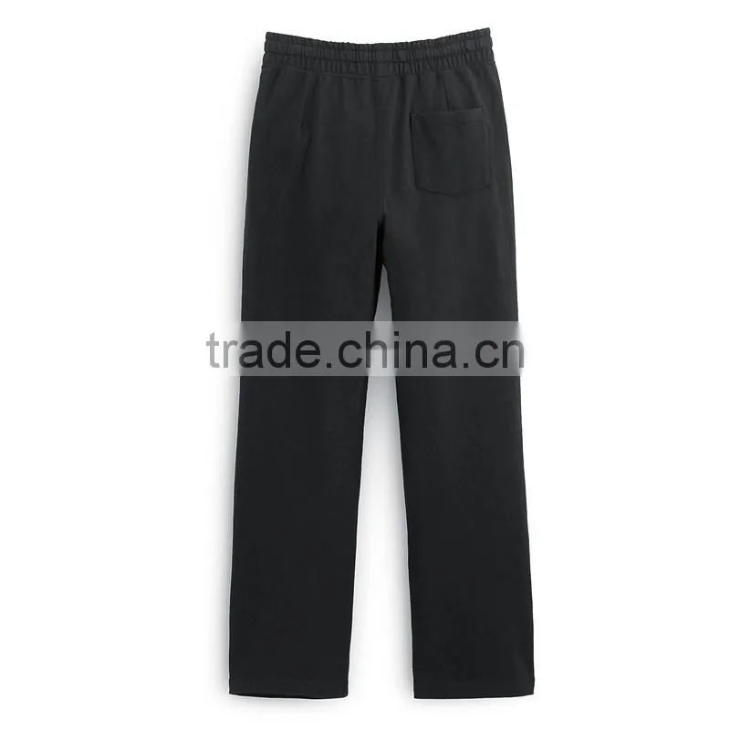 2015 OEM wholesale mens solid color sports gym trousers with side & back pockets