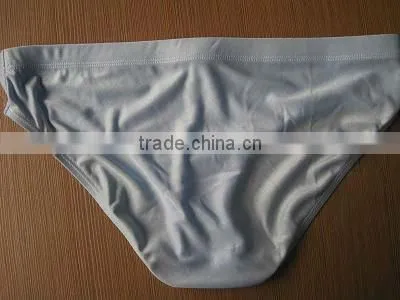 soft underwear with shining polyester spandex