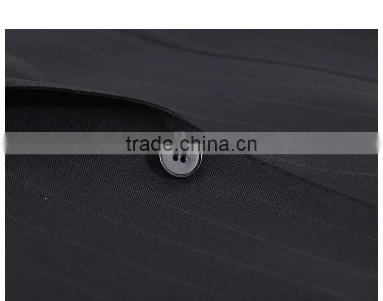 Wholesale Custom Stylish Fashion Coat Design Black Casual Suit For Men