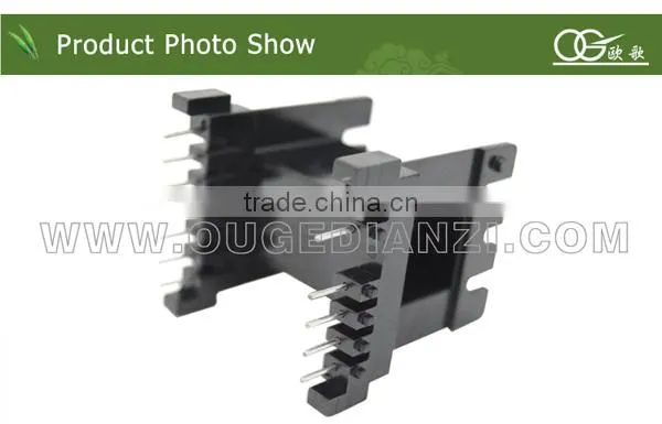 220v 12v power transformer bobbin EE55 horizontal pin6:6