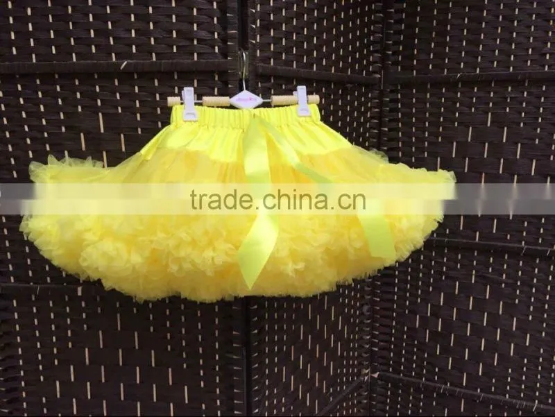 Baby Girls Fluffy Chiffon pettiskirt tutu Girls princess skirt Party costume dance wear 20 colors 0-10 Yrs