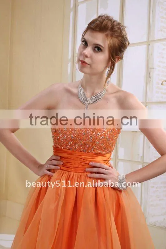 Special Occasion Real Photos Sweetheart Strapless Organza Mini Cocktail DRESS EK24-2