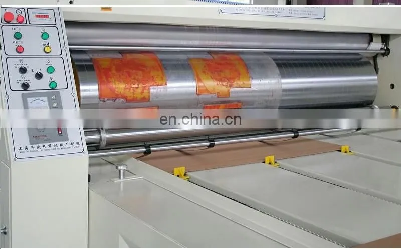 High quality with CE corrugated carton box making machine du carton